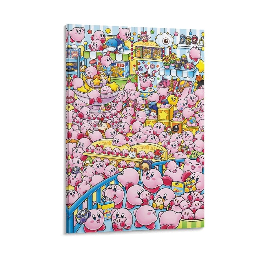 Amazon.co.jp: 星のカービィ (2)写真 装飾画 壁絵 アートパネル